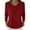 Red, variant on Elegant Retro Soft Triangle Neck Solid Color Sweater Top Turtleneck Cowl Neck Cozy Long Sleeve Knit Pullover, Pink & Size XXXL