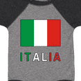 thumbnail image 4 of Inktastic Italy Flag & Italia Black Border Boys or Girls Baby Bodysuit, 4 of 5