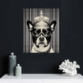 thumbnail image 4 of JEUXUS Hipster Boston Terrier Dog with Crown and Steampunk Goggles Puppy Posters For Wall Funny Dog Wall Art Dog Wall Decor Puppy Posters For Kids Bedroom Animal Poster Cool Wall Decor Art Print, 4 of 4