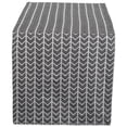 thumbnail image 1 of Design Imports CAMZ38701 14 x 108 Po Chemin de Table à Chevrons - Noir et Blanc, 1 of 2