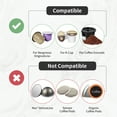 thumbnail image 4 of 3-in-1 Coffee Maker, Coffee and Espresso Machine Combo for Nespresso, K-Cup Pod and Ground Coffee, Coffee Machine Compatible with Nespresso Capsules OriginalLine, 19 Bar Pressure Pump, 6 Brew Sizes, 4 of 9