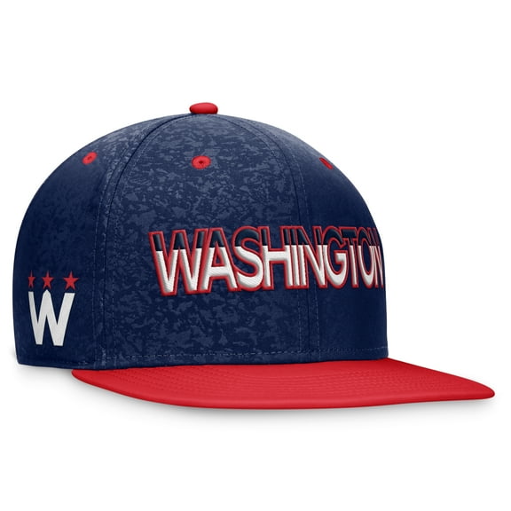 Men's Fanatics Navy/Red Washington Capitals Authentic Pro Alternate Jersey Snapback Hat