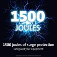 thumbnail image 1 of Kensington Smartsockets 6 Outlet, Cord de 16 pies y 1500 Julles Tabletop Surge Protector (K62634NA), 1 of 2