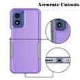 thumbnail image 6 of For Motorola Moto G Play 5G 2024 Case，Sturdy Durable Cover Cute Bumper Case for Moto G Play 5G 2024，Njjex Military Grade Protection Dual Layer Shockproof Heavy Duty Rugged Phone Case - Purple, 6 of 7