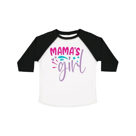 

Inktastic Mama s Girl Text in Pink and Purple Gift Toddler Toddler Girl T-Shirt