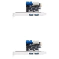 thumbnail image 2 of crativent PCI-E to USB 3.0 Expansion Card 5Gbps Speed Hub Home Computer Adapter Supplies Replacement for Windows XP 32/64 2Set, 2 of 6