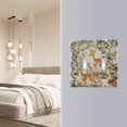 thumbnail image 4 of Yayeee Toggle Light Switch Wall Plate 2-Gang 4.56"x4.48" Decorative Outlet Cover, Deer Pattern, 4 of 7