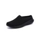thumbnail image 3 of Oucaili - Zapatillas de deporte para mujer, sin espalda, transpirables, con espalda abierta, informales, planas, 3 of 4