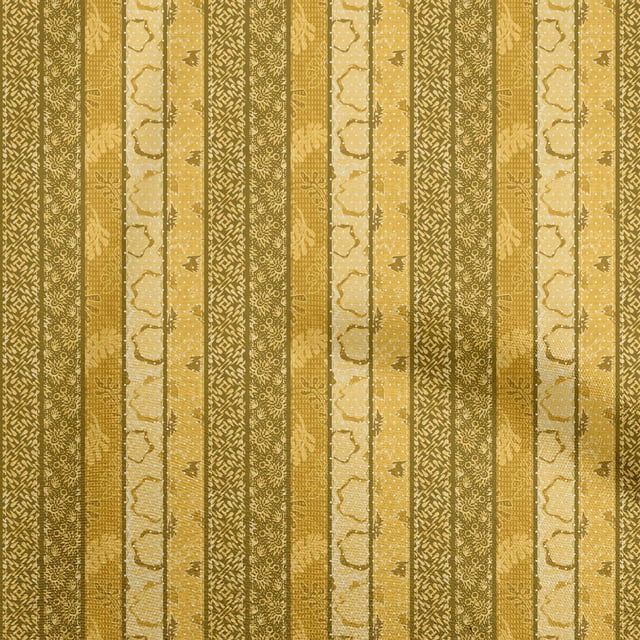 oneOone Rayon Yellow Fabric Asian Dabu Print Craft Projects Decor Fabric Printed By The Yard 56 Inch Wide