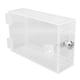 thumbnail image 4 of Caja protectora de termostato con cierre transparente universal, de acrílico duradero, fácil de instalar, resistente, incluye llaves. Protege termostatos en el hogar, la escuela y la, 4 of 8