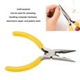 thumbnail image 4 of Serrated Needle Nose Plier, Needle Long Nose Plier Multi Purpose Alloy Steel 5 Inches  For Eletricians For Handling Computer Hardware, 4 of 8
