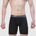 thumbnail image 4 of Calzones De Hombre Para Hombre, Ropa Deportiva Fina De Entrenamiento, Transpirable, De Alta Elasticidad, Ajustados, De Seda De Hielo, Con Doble Capa En La Entrepierna., 4 of 6
