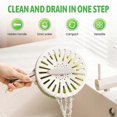 thumbnail image 3 of Multipurpose Fruit & Vegetables Strainer Bowl with Lid Kitchen Drain Basket for Washing Berries Salad, 3 of 5