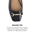thumbnail image 6 of Journee Collection Womens Ceecy Tru Comfort Foam Sling Back Buckle Square Toe Flats, 6 of 6