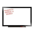 The Board Dudes Dry Erase Board, 36" x 24", Black Aluminum