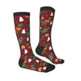 thumbnail image 3 of Fotbe Dinosaur Christmas Happy New Year print Women's Men's Novelty Crew Socks Cotton Socks Knee High Socks for Walking,Running,Nurses,Pregnancy, 3 of 9