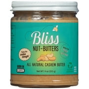 Bliss® Nut-Butters All Natural Cashew Butter 9 oz. Jar