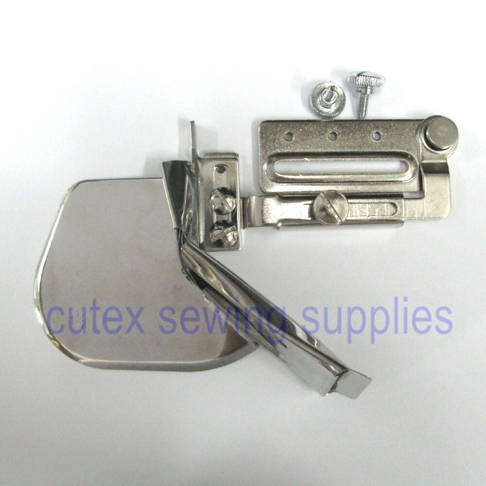 Sewing Machines Binder 20mm Double Folder Lockstitch Binding Attachment Accessories with Presser Foot and Teeth for All Brands Sewing Machine