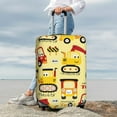 thumbnail image 4 of Uemuo Funny Construction Vehicles Printed Washable Luggage Cover - Fashion Suitcase Protector Fits 18-32 Inch Luggage -Medium, 4 of 9