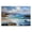 Serene Coastal Ocean Horizon, variant on Stupell Industries Coastal From Sky To Sea Black Floating Frame Canvas Art, 25 x 17, by Alonza Saunders