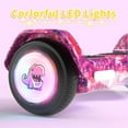 thumbnail image 7 of SIMATE 6.5" Hoverboard for Kids Ages 6+,Bluetooth Speaker & LED Lights, 8.5mph & 8.5 Miles, 7 of 7
