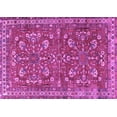 thumbnail image 1 of Ahgly Company Indoor Rectangle Persian Purple Traditional Area Rugs, 8' x 10', 1 of 4