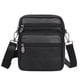 thumbnail image 1 of Bolsos Cruzados Bolso multifuncional para hombre con cinturón, bolso cruzado de piel de vaca para el trabajo (negro) Tmvgtek Para Estrenar, 1 of 6