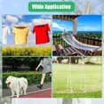 thumbnail image 6 of 1/2 Inch by 100  Double Braid Polyester Arborist Rigging Rope, Tree Rigging Line Utility Rope Nylon Pulling Rope  Your Farm, Boat, Ranch, Construction Site(Yellow), 6 of 6