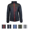 thumbnail image 3 of Mens Puffer Jacket with Contrast Trim, 3 of 5