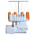 thumbnail image 1 of Maquina de Coser Overlock BROTHER 1034D Remalladora Alimentacion Diferencial 22 Puntadas 3 Prensatelas 1300 rpm Luz Calida Pedal, 1 of 5