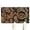 White-75, variant on Dog Food Mat with Retro Paisley Floral Ethnic Paisley Ornament Abstract Paisley Art Design, Durable Waterproof Absorbent Non-Slip