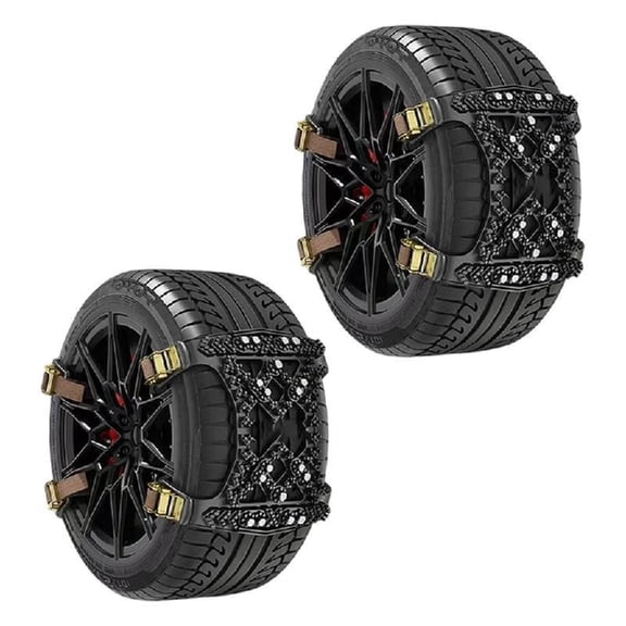 Strong Against Slip Snow Fetters for Car SUV Constant Use Impermeable Rubber Pull Grip