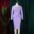 thumbnail image 5 of AURA Plus Size Pencil Dress Square Neck Ruffle Detail Long Sleeve High Waist Midi S-XXXL, 5 of 8
