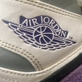 thumbnail image 4 of Jordan Jordan 1 Noir Blanc Violet Moyen, 4 of 4