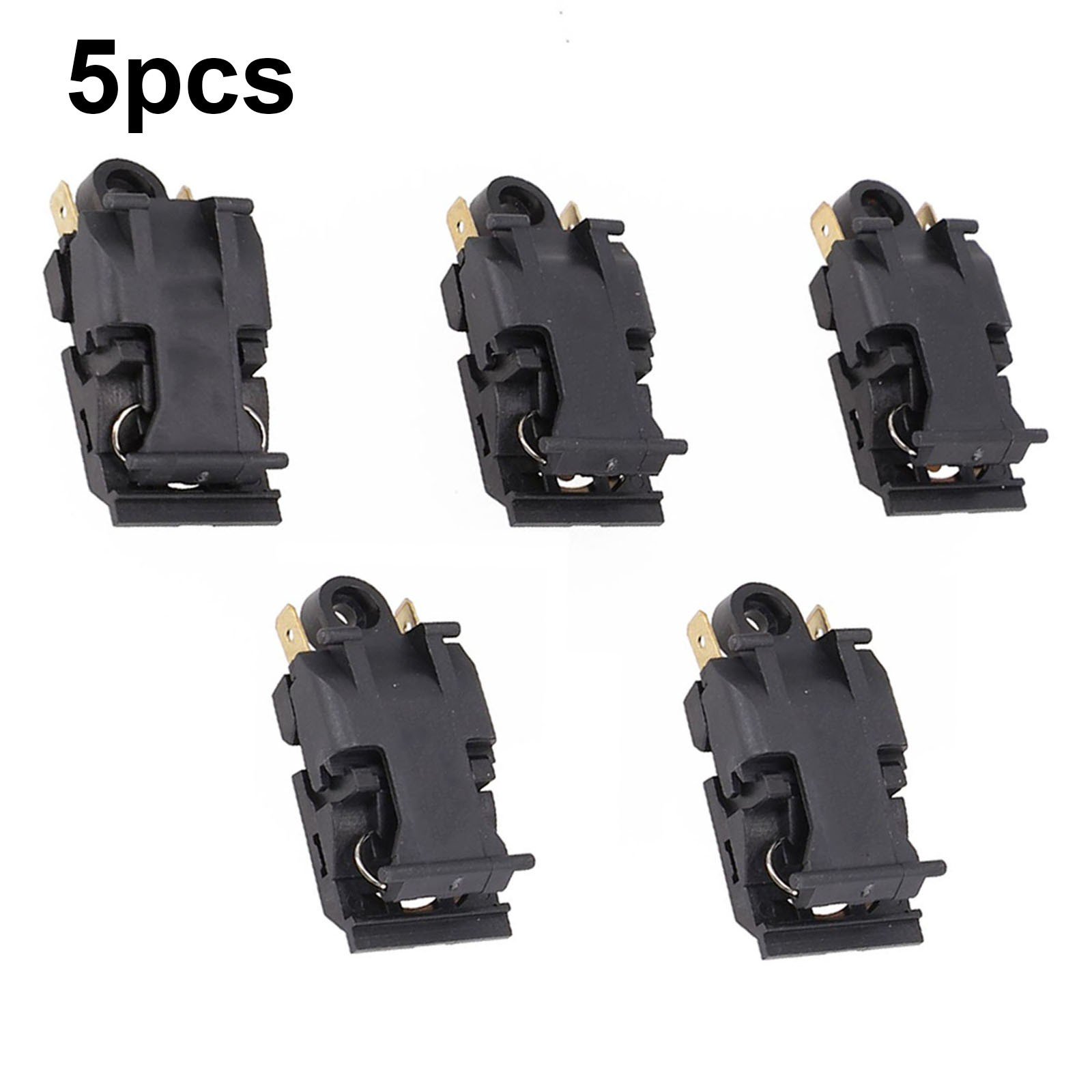 Fielect 1 coupleur de bouilloire électrique, thermostat 125 ℃ contrôleur de température avec terminaux, prise de base supérieure, 250 V 13 A N.C. Fermeture normale
