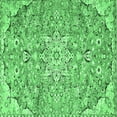 thumbnail image 1 of Ahgly Company Indoor Square Persian Emerald Green Traditional Area Rugs, 3' Square, 1 of 4