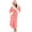 Pink, variant on Luowei Women's Christmas Sleepwear, Black Winter Warm Christmas Pajamas, Women Winter Plush Lengthened Shawl Bathrobe Home Clothes Long Sleeved Robe Coat, 5XL