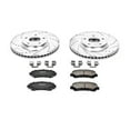 thumbnail image 3 of PowerStop Front Z23 Evolution Sport Carbon-Fiber Ceramic Brake Pad and Drilled & Slotted Rotor Kit Fits: NISSAN Select Models K4724, 3 of 10