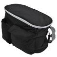 thumbnail image 3 of Bolsa organizadora para cochecito de bebé, organizador de ajuste Universal impermeable con portavasos para cochecito de bebé, mica negra, 3 of 14