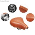 thumbnail image 3 of Retro Brown Bike Bicycle Cycling Sprung Saddle Comfortable Leather Seat, 3 of 7