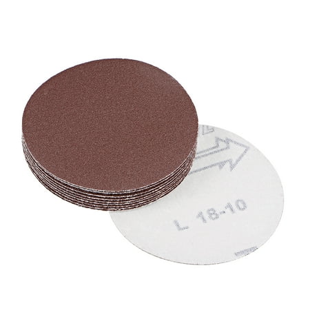 

3-Inch Sanding Disc 120 Grits Aluminum Oxide Flocking Back Hook and Loop Sandpapers 10Pcs