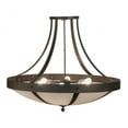 thumbnail image 5 of Meyda Tiffany 148832 Urban 6 Light 42" Wide Semi-Flush Bowl Ceiling Fixture - Bronze, 5 of 5