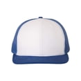 thumbnail image 1 of Gorra Richardson Snapback Trucker ajustable blanca/real, 1 of 4
