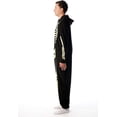 thumbnail image 4 of #followme Glow In The Dark Skeleton Men's Adult Onesie Pajamas 6741-XXL (Men's Skeleton, Mens Large), 4 of 6