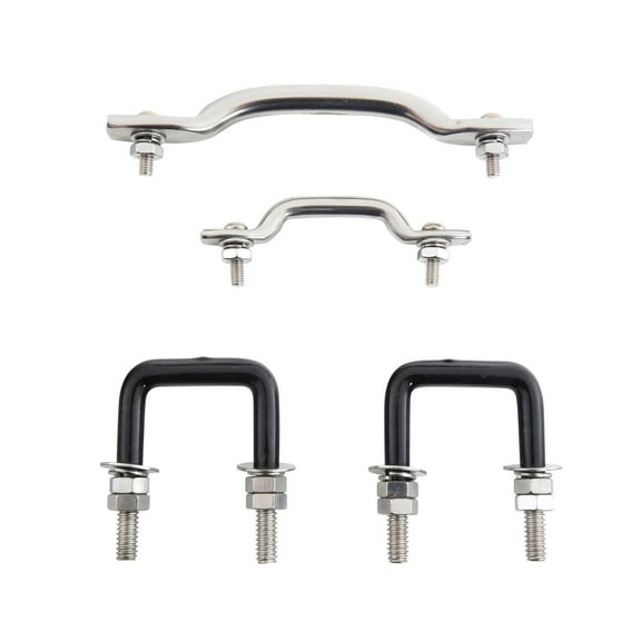 Smittybilt Windshield Tie Down Kit 55-95 Wrangler YJ/CJ Stainless Steel