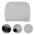 thumbnail image 1 of Minkissy 1Set Grey Oval Memory Cotton Ergonomic Support Back Cushion for Bed Use, 1 of 4