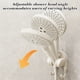 thumbnail image 5 of Soporte de ducha con ventosa | Gancho de pared ajustable y móvil con clip de almacenamiento desmontable y ganchos dobles | Instalación con sello de vacío sin taladro | Organizador de baño y cocina, 5 of 6