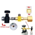 thumbnail image 2 of Speravity Kit de conector de estación de recarga de CO2 para manguera de adaptador de recarga de cilindro de CO2 para llenar el tanque del fabricante de Herramientas y ferretería Speravity TO003096-00, 2 of 6
