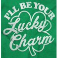 thumbnail image 2 of I'll Be Your Lucky Charm Clover Youth Hoodie Boy Girl Teen Brisco Brands XS, 2 of 5