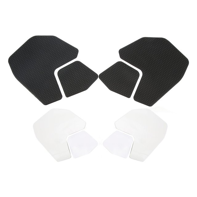 4 pegatinas para almohadillas de tanque de combustible para motocicleta, reemplazo de aislamiento térmico de goma impermeable para FZ‑09 2013-2020